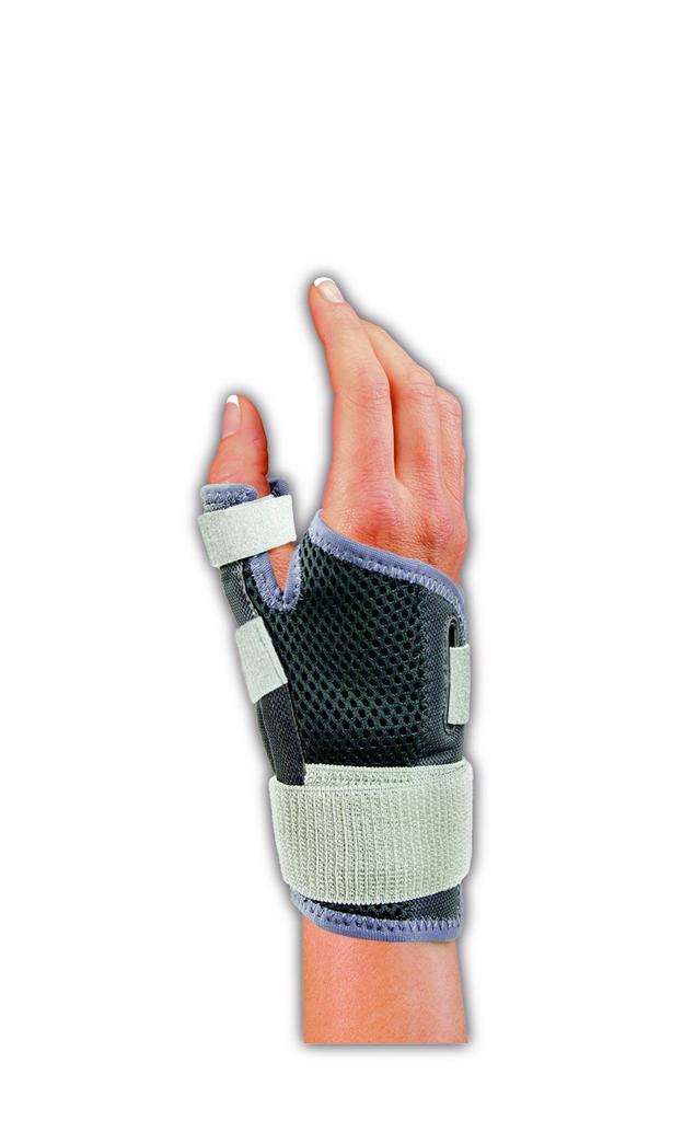 Muller Japan Подставка для большого пальца для левого и правого запястья окружностью 5137, черная, 14~27 см