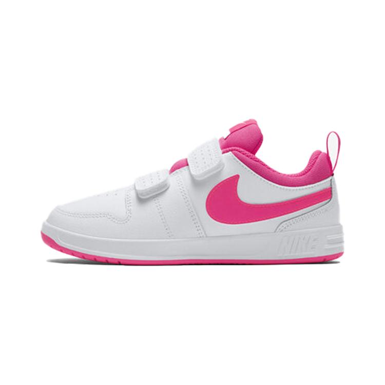 Nike Pico Винтажные Противоскользящие Амортизирующие Низкие Спортивные Повседневные Кроссовки Бело-Розовые Детские Возраст 3-7 Лет AR4161-102