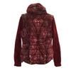 Desigual Куртка с узором пейсли 36 Бордовый Двусторонний стеганый жилет Женский Б/У