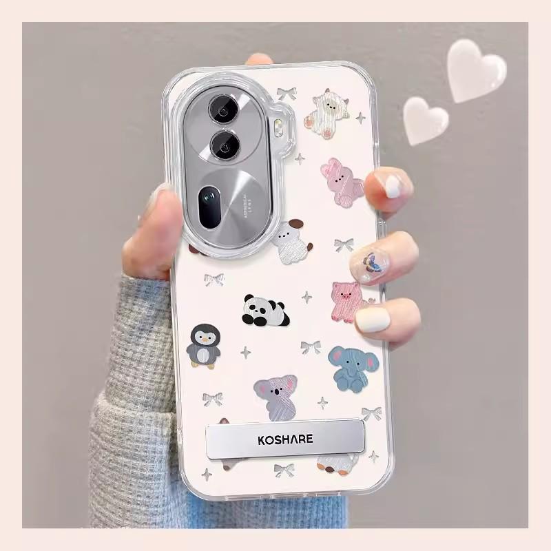 Подходит для чехла для мобильного телефона Opporeno8pro Vivos15 Милый мультяшный животный стенд Xiaomi 12 Перо Пряжа Высококлассный