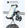 Motorcycle Phone Mount, Upgrade [Never Fall Off] [0 Shake] Bike Phone Mount, [3S Put & Take] 360° Rotatable Phone Holder For Motorcycle Bike Bicycle