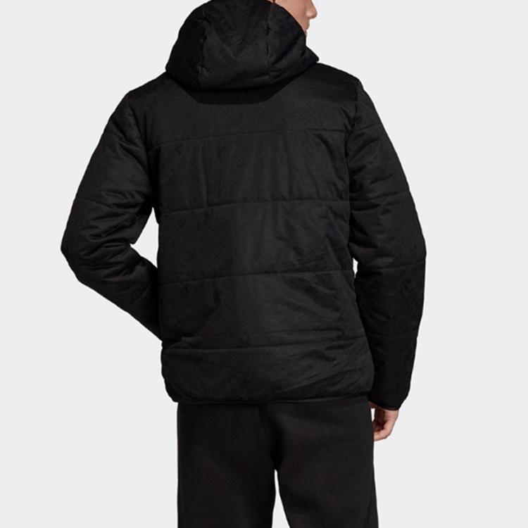 adidas Мужская куртка Originals с застежкой-молнией на три четверти, черная ED5830