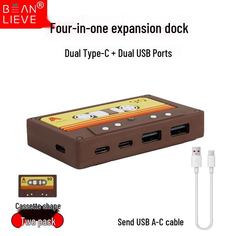 Креативный USB-хаб с несколькими портами для ноутбуков и настольных компьютеров