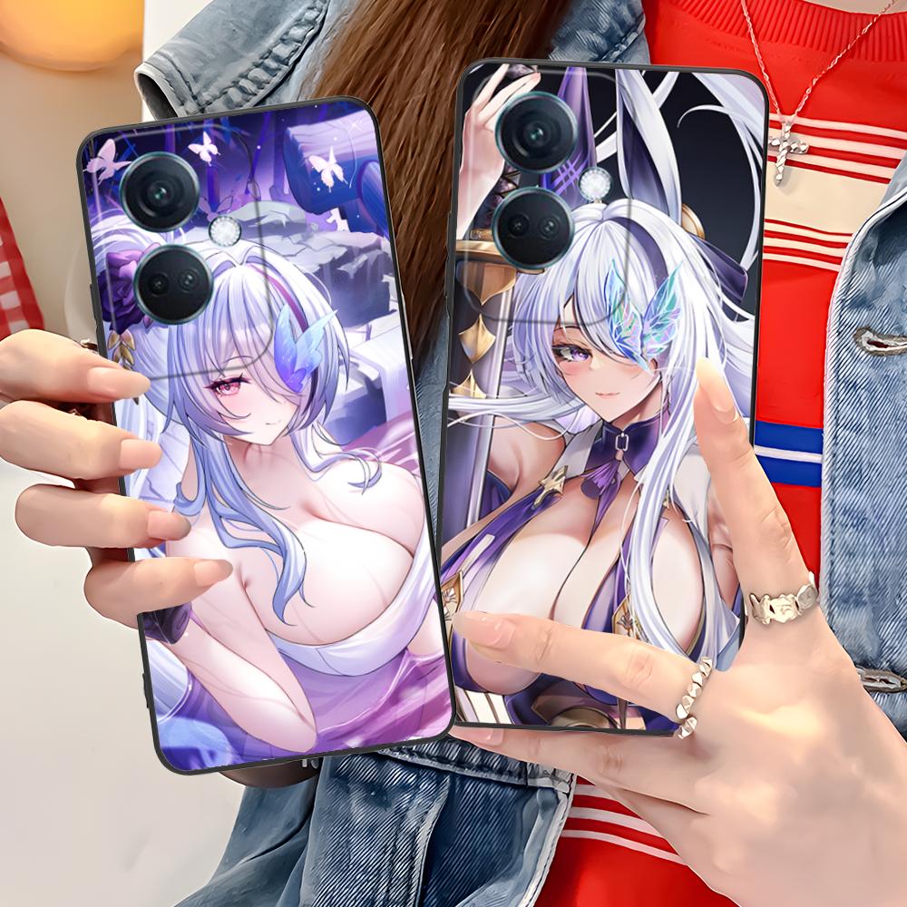 Матовый ТПУ чехол для мобильного телефона Azur Lane Unzen для OPPO Reno 14 13 12 11 10 9 8 7 6 5 F T Pro 5G Цветной печатный чехол