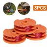 3Pcs Spool Line For Mc Gregor MET6032 MET4530 MET3525 Worx WG119E WG105 Strimmer