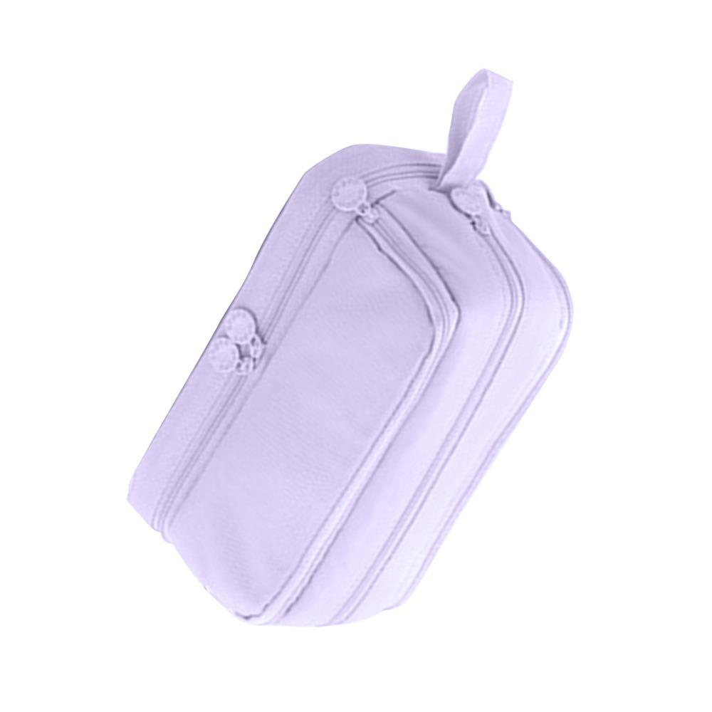 Large Capacity Pencil Pouch Zipper Pocket Storage Organizer Cute Pen Bag Stationery Storage