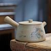 Изысканный керамический чайник Китайская классика грубая керамика чайник ручка керамика чайник черный зеленый фиолетовая глина сырая руда чайный набор
