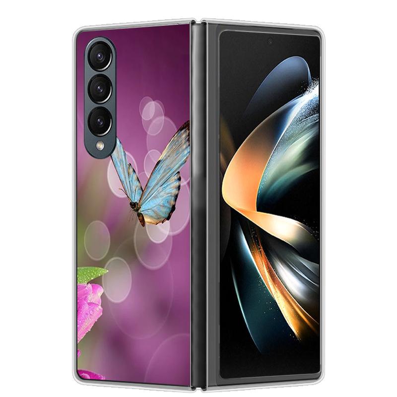 Чехол для Samsung Z Fold 4 ZFold 5 4 5G Жесткий прозрачный чехол для телефона для Samsung Galaxy Z Fold4 Fold5 Ударопрочный бампер Fundas