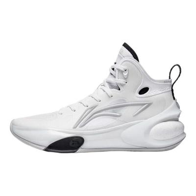 Баскетбольные кроссовки Li Ning Yu Shuai 17 Durable High-Top мужские кроссовки черные белые ABAT043-4