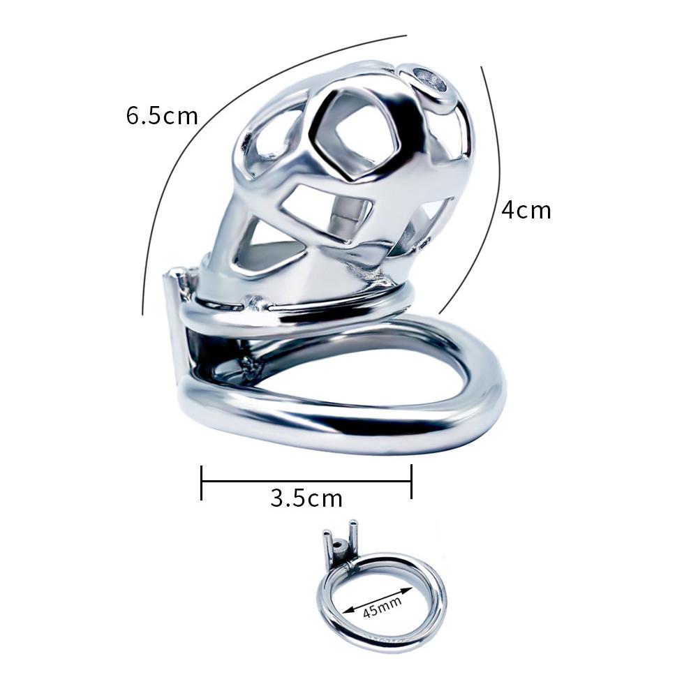 БДСМ металлическое рабское кольцо на член из нержавеющей стали, секс-игрушка для взрослых, клетка для пениса, пояс верности, пытка, фетиш, устройство целомудрия, CB Lock