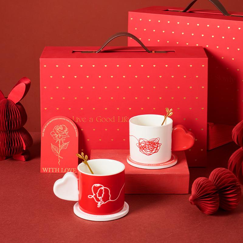 Знакомьтесь с парами медленно керамическая кружка в чашку подарочная коробка кружка высокой ценности свадебное мероприятие сувенир