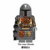 Star Wars Minifigures Yoda Darth Vader Luke Han Solo Mandalorian Set Building Blocks Toys Gifts Pg792
