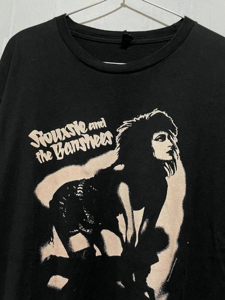 Siouxsie And The Banshees Черная Унисекс Подарок для Фаната VN1533 Унисекс Футболка
