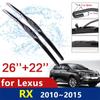 Car Wiper Blades For Lexus RX RX270 RX350 RX450h 2010 2012 2013 2014 2015 Front Windshield Wipers 270 350 450h Car Accessories