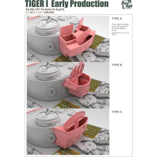 Border Model 1/35 Немецкий Тигр I Ранний выпуск Сборный пластиковый набор BT010