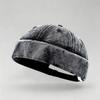 Adjustable Brimless Docker Cap Casual Skullcap Fashion Beanie Street Hat  Outdoor