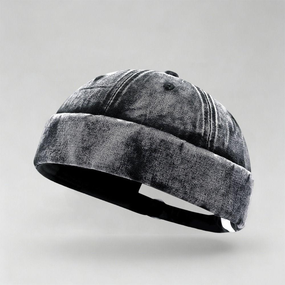 Adjustable Brimless Docker Cap Casual Skullcap Fashion Beanie Street Hat  Outdoor