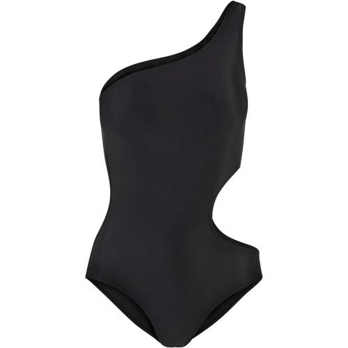 Urban Classics Womens/Ladies Cut Out Asymmetric One Piece Swimsuit