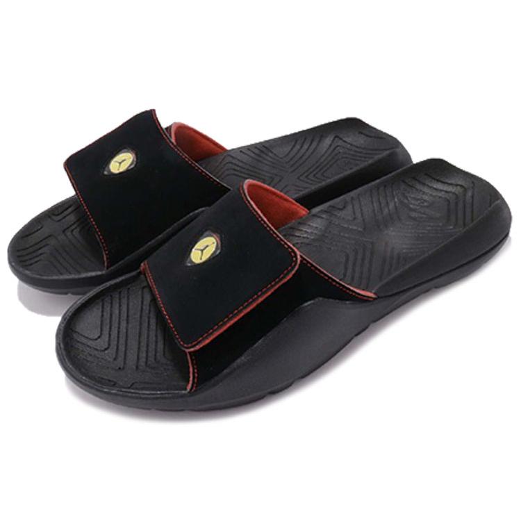 Air Jordan Hydro 7 Slide 'Dandelion' (Unisex) black / varsity red / dandelion Slide Slippers AA2517 003