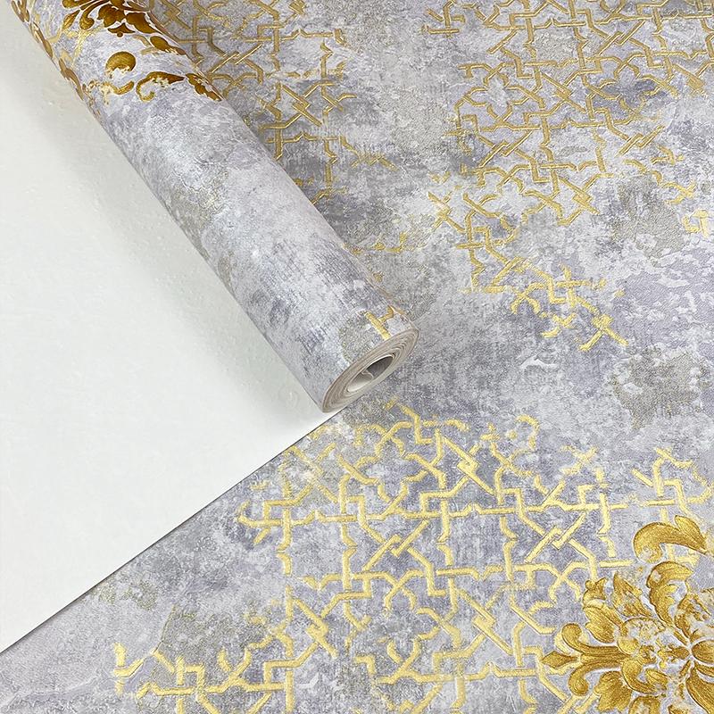 Роскошные Классические Обои Спальня Гостиная Рельеф Дамаск Рулон Обоев papel de parede