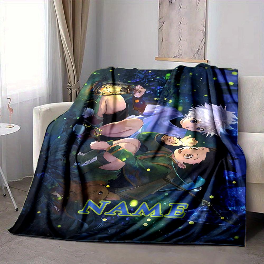 Custom 1pc Heroic Adventures Unite Blanket, Soft And Comfortable Blanket, Casual Warm, Camping Travel Blanket, Birthday Gift Q912127
