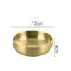304 Stainless Steel Rice Salad Bowl Double Layer Ramen Kimchi Seasoning Bowls Sauce Dish Food Tableware