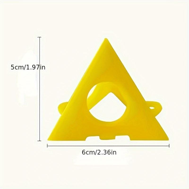 Набор из 10 пластиковых треугольных мольбертов, Пирамидальная подставка для деревообработки, Стойка для красок, Держатель для аэрозольной краски, Блок-подушка для покраски по дереву