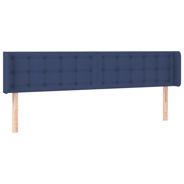 VidaXL LED Headboard Bedroom Furniture Double Bed Accessory Head of Bed Frame Interior Blue 3123698