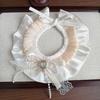 Diamond Detail Pet Birthday Hat Hat Collar Set Pet Birthday Accessory Set  Photoshoot