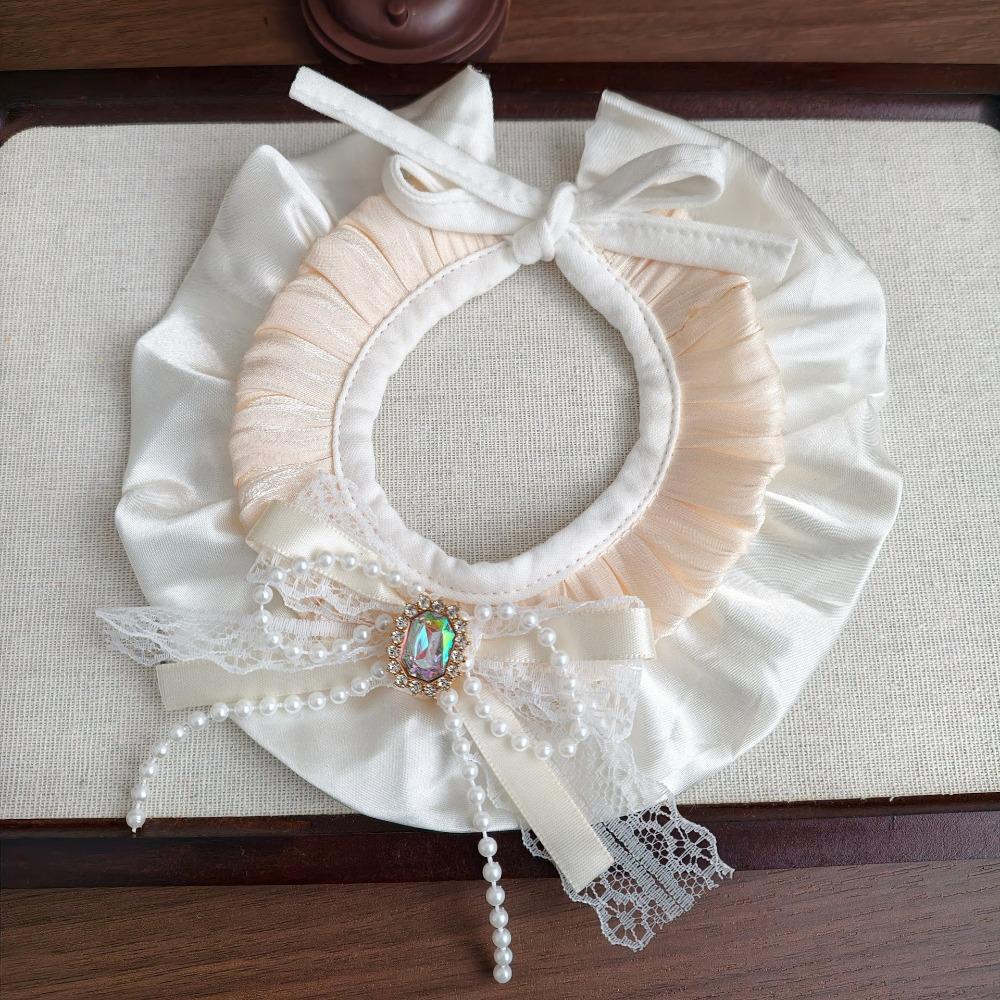 Diamond Detail Pet Birthday Hat Hat Collar Set Pet Birthday Accessory Set Photoshoot