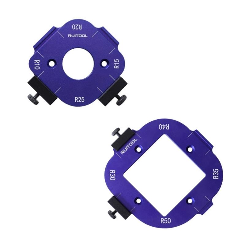 Радиусный угловой модуль 10/15/20/25 мм для столярных работ и энтузиастов DIY, отличающийся прочной конструкцией из алюминиевого сплава