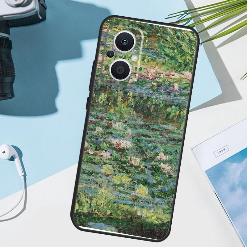 Масляная живопись Моне Чехол для OPPO Reno 14 Pro 10 11 12 13 14F 13F 12F 11F 7 8 Lite OPPO Find X9 X6 X5 X8 Pro Чехол