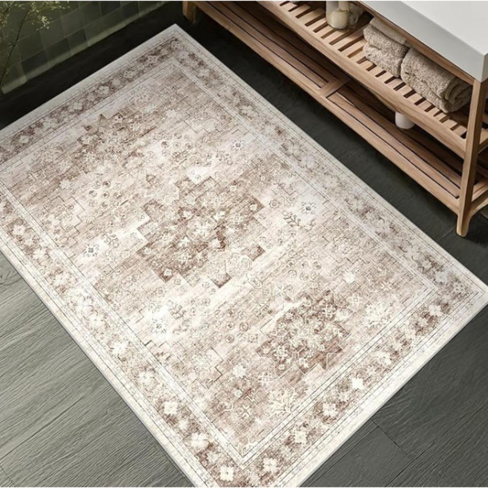 Non-Slip Small Rugs Washable Kitchen Bathroom Door Mat Entryway Rug for Indoor Entrance