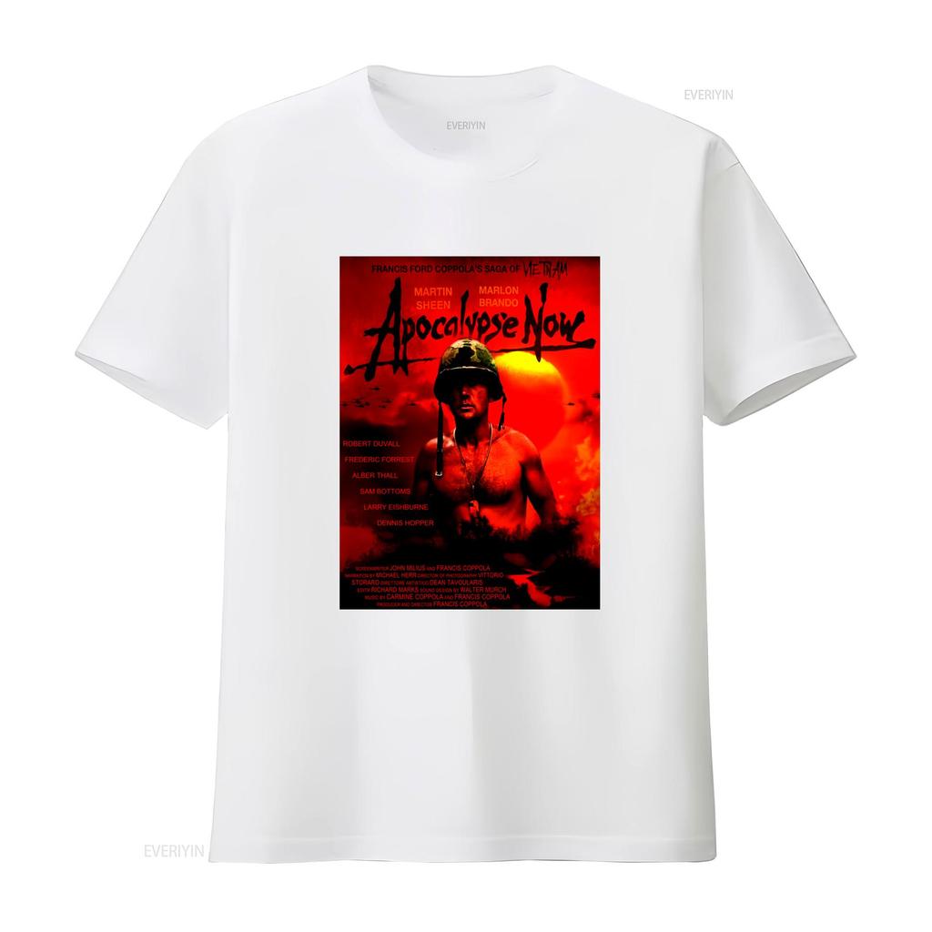 Apocalypse Now V33 Movie Poster Print Mens T Shirt Available in Sizes S 5XL vintage Washed Stylish fashion graphic Versatile