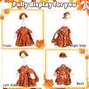 Goose Figurine Outfit Flower Costume Funny Goose Sculpture Clothing Lawn Art Decoration For Spring Summer Tabletop
