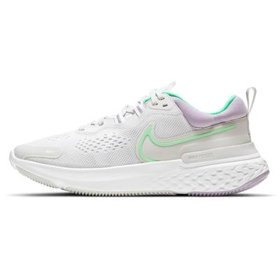 Женские кроссовки React Miler 2 Platinum Tint Green Glow CW7136-002