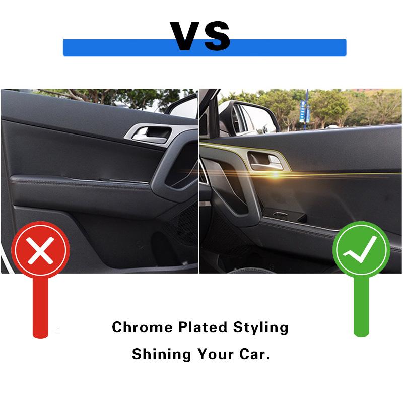 Car Styling 5M/pcs Universal DIY Flexible Interior Decoration Moulding Trim Strips Car Central Control and Door Decoration