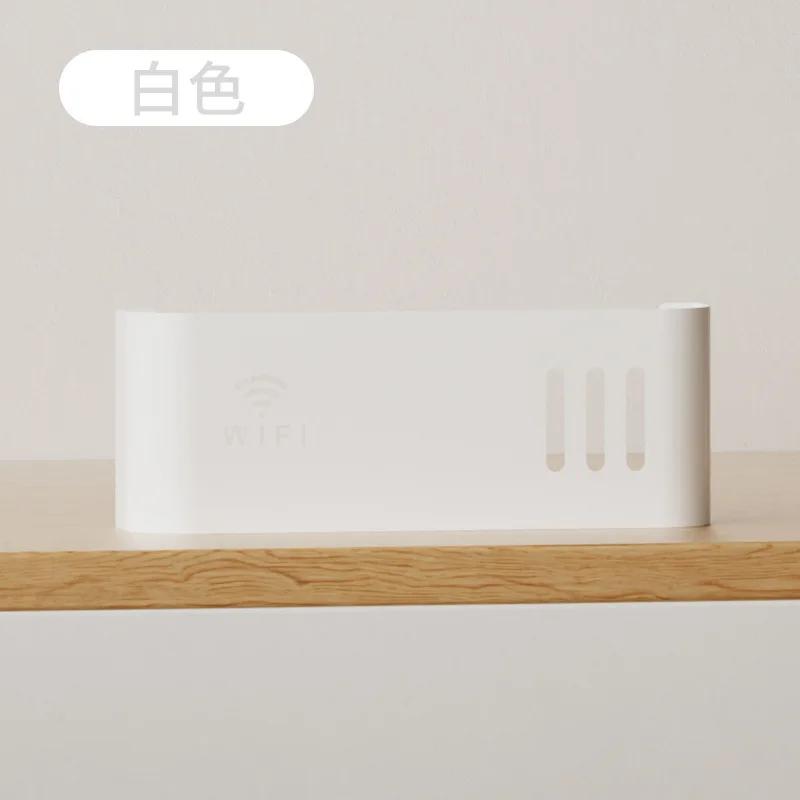 Настенный беспроводной маршрутизатор WIFI, полка для хранения из АБС-пластика, стойка для маршрутизатора, кабельный кронштейн для питания, органайзер, коробка для гостиной