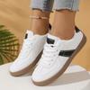 Летние Новые Женские Вулканизированные Туфли Круглый Носок Шнуровка Спортивная и Повседневная Обувь Модная и Универсальная Женская Обувь