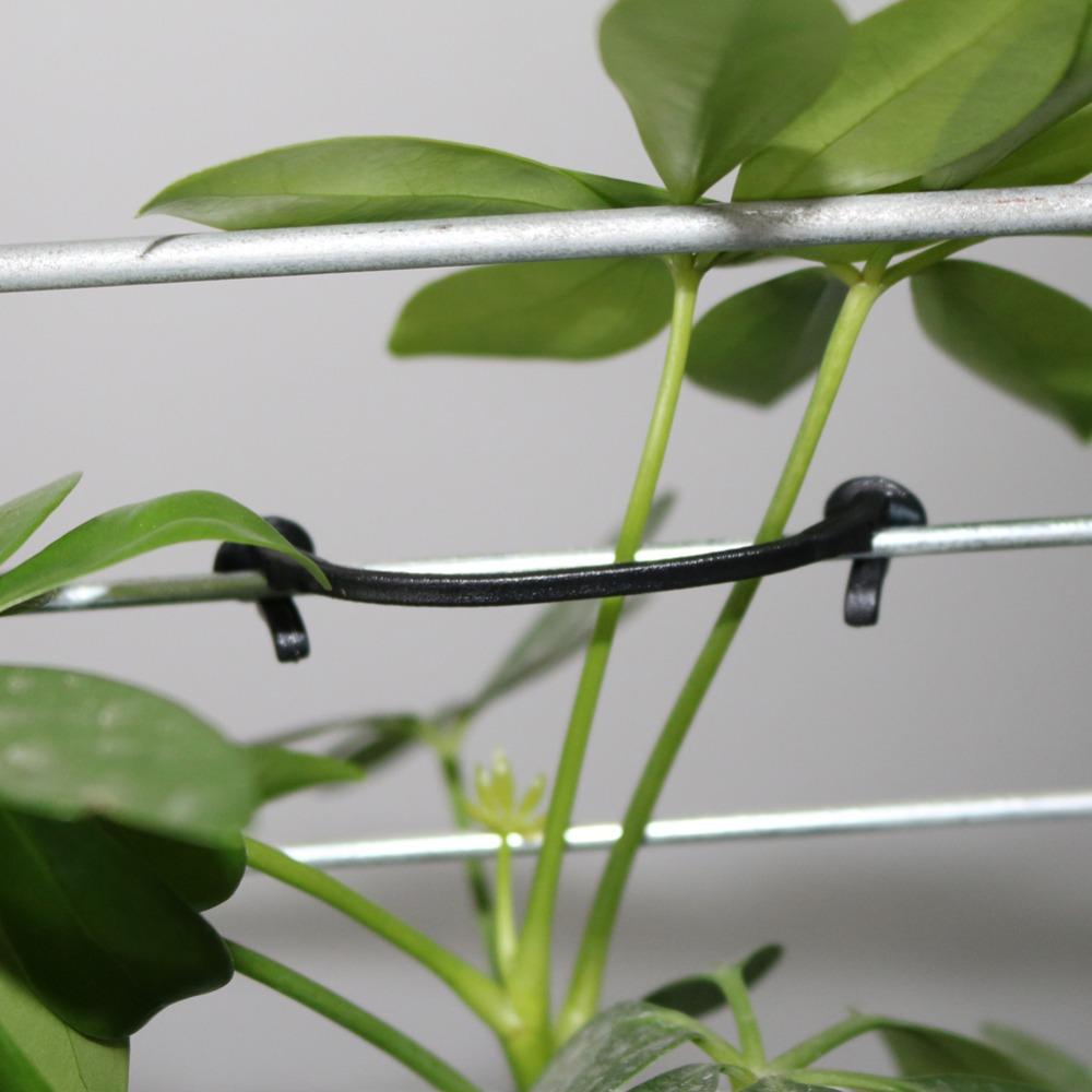 200Pcs Garden Plant Vines Tied Buckle Fixed Lashing Hook Garden Agriculture Greenhouse Vegetable Vine Fastening Strapping Clips