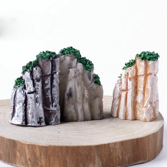 Садовые украшения 3 шт./компл. мини-горные миниатюрные игрушки бонсай орнамент завод