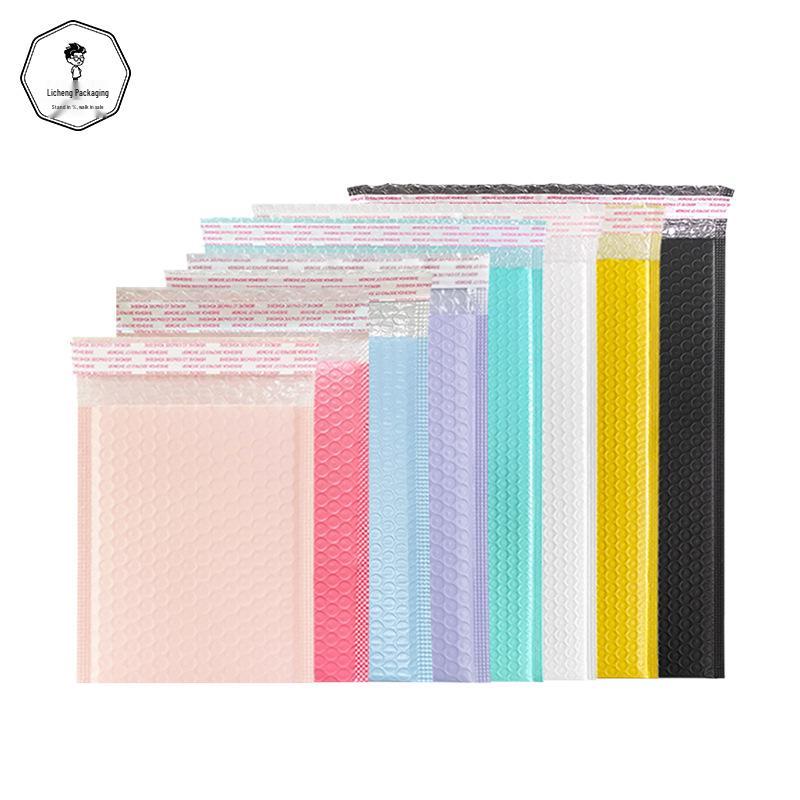 Прочный цветной соэкструдированный пузырчатый пакет, конверт для упаковки одежды