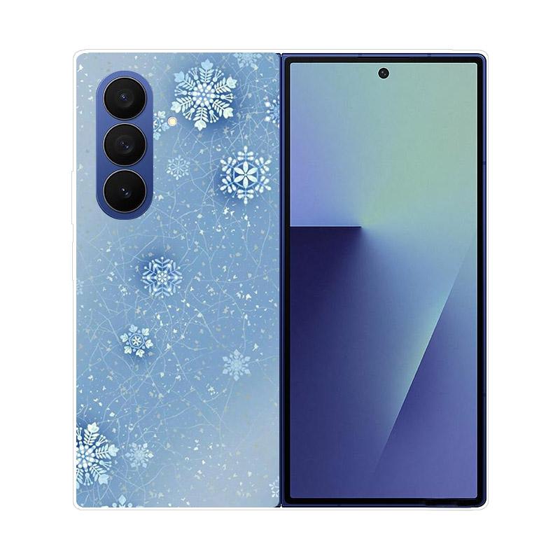 Прозрачный складной чехол для телефона Samsung Galaxy Z Fold 6 7 Прозрачная ударопрочная жесткая крышка из ПК для Samsung Z Fold7 Fold6 Чехол Capa