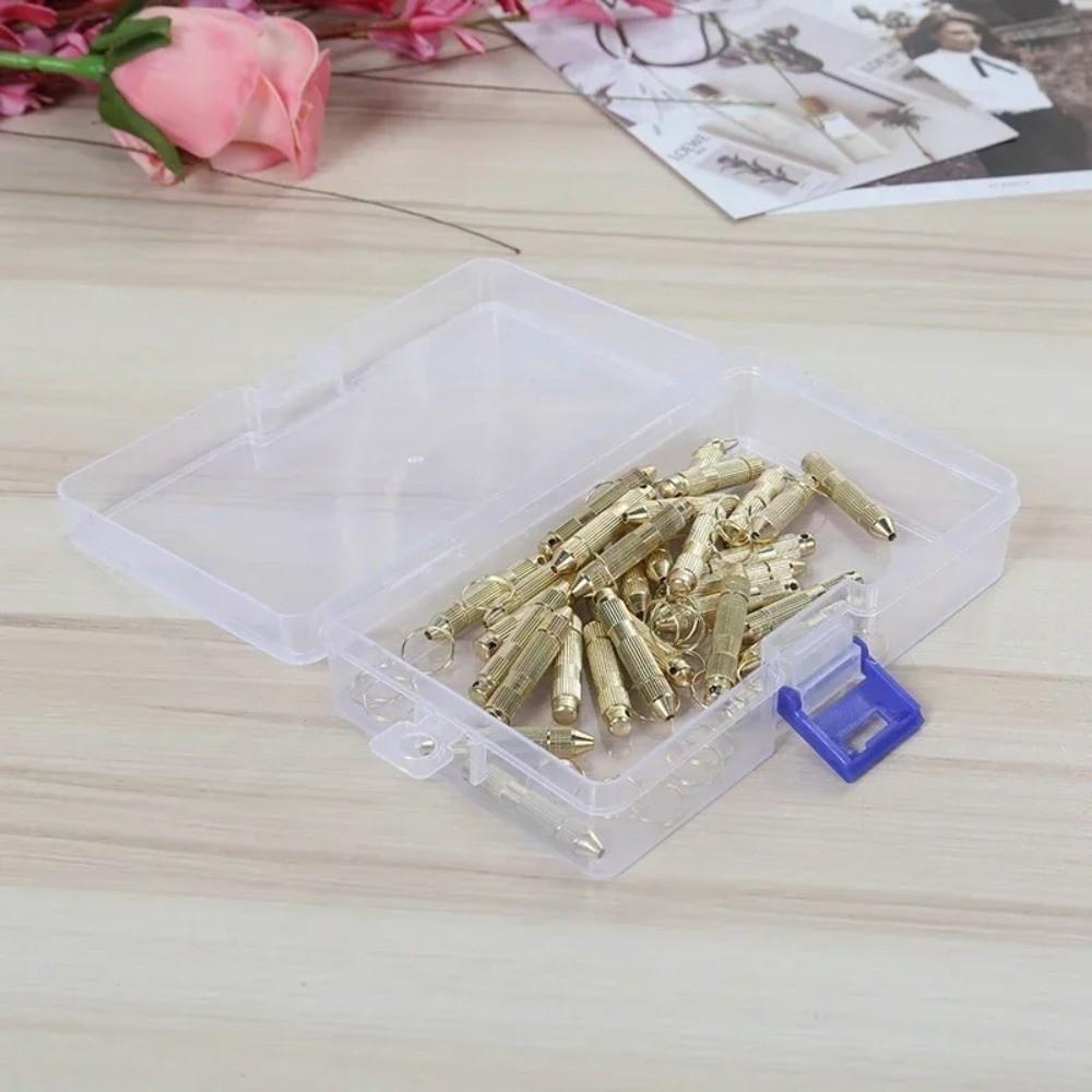 Rectangle Plastic Jewelry Case Mini Sewing Storage Box Hair Clips Boxes Jewelry Storage