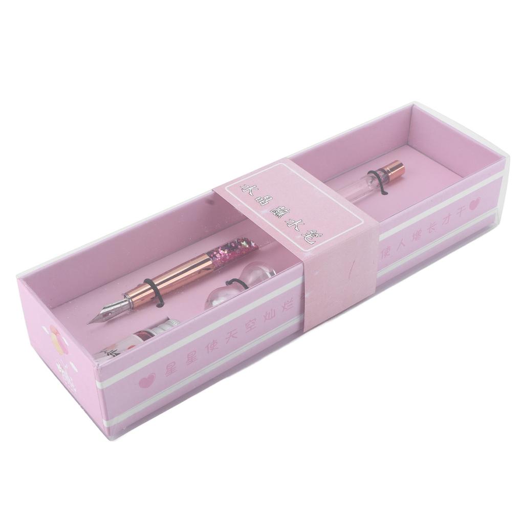 Стеклянная перо-ручка Красивый Декоративный Привлекательный Удобный Чернила Пишущий Портативный Набор для Каллиграфии в Подарок