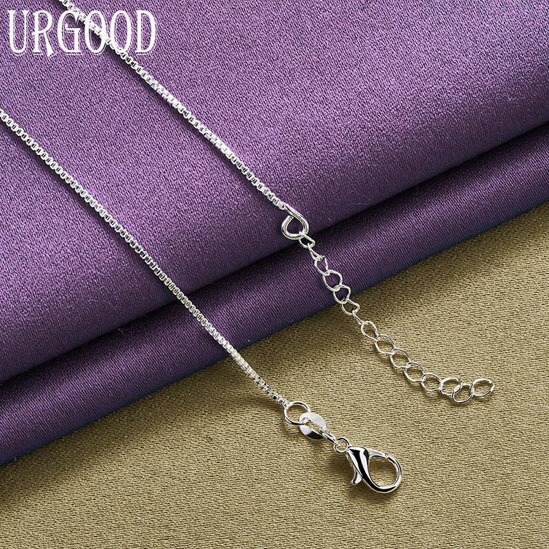 Ожерелье в форме сердца из стерлингового серебра 925 пробы