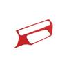 Red Carbon Fiber Center Gear Shift Box Panel Cover Trim For Toyota Supra 19-22