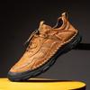 Leather Fashion MenS Sneakers Handmade Outdoor Shoes Man Shoes Fashion Lightweight Mens Loafers Moccasins New Men Casual Shoes