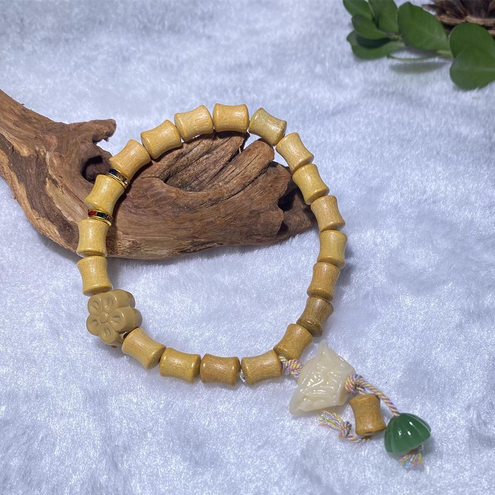Sandalwood Cypress Beaded Bracelet - Multiple Styles, Buddhist Ornaments