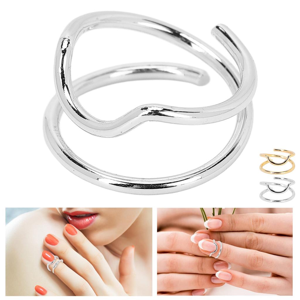 Index Finger Nail Vintage Metal Nail Cap Cover Fingernail Nail Art Charm for Women Girls